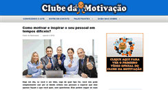 Desktop Screenshot of clubedamotivacao.com